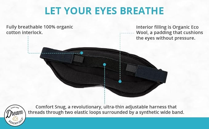 Dream Essentials® Natura Organic Sleep Mask (Cinnamon Frost)