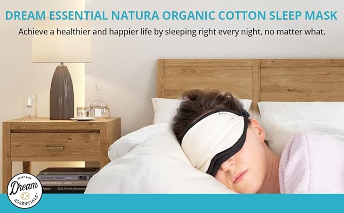 Dream Essentials® Natura Organic Sleep Mask (Olive Frost)