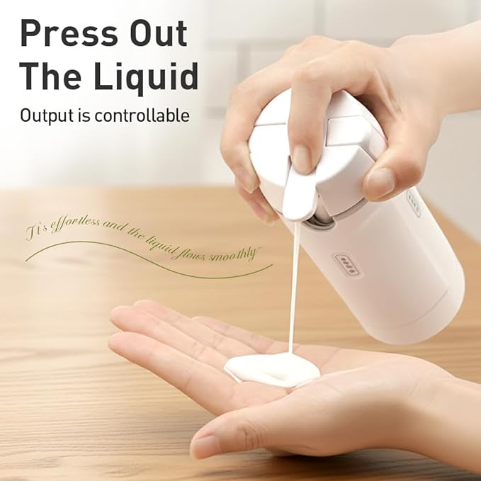 AprYew 4 in 1 Travel Dispenser Bottles Refillable, 4 Pack 30ML Travel Bottles for Toiletries, Travel Size Shampoo and Conditioner Bottles,for Vacation Business Trip (Green)