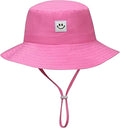 55cube UPF 50+ Baby & Toddler Sun Hat, Wide Brim Infant Bucket Hat for Beach & Outdoors, Adjustable Fit for Ages 0-4 Years