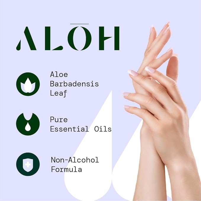 ALH Lavender Rosewood + Aloe Sanitizing Hand Wipes - Clean Hands, Clear Minds - On The Go Sanitizing Wipes for Kids and Adults - Travel Size 3 Pack, 20ct