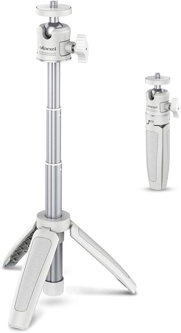 ULANZI Extension Pole Tripod, Mini Selfie Stick Tripod Stand Handle Grip for iPhone 13 Pro Max Smartphone OSMO Pocket 4 3 Canon G7X Mark III Sony RX100 DJI Osmo Nano Cameras Vlogging