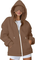 Travel Hoodie for Women Mens with Built In Eye Mask Hidden Pockets Airplane Travel Zip Up Outfits
