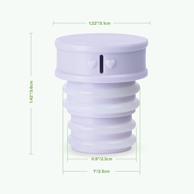 Haakaa Portable Bidet –Pocket Bidet for Travel,Toilet,Hiking,Camping or Backpacking, Postpartum Care&Recovery Sprayer for Moms, Handheld Bidet for Women & Men, Fits Most Plastic Water Bottles (Lilac)