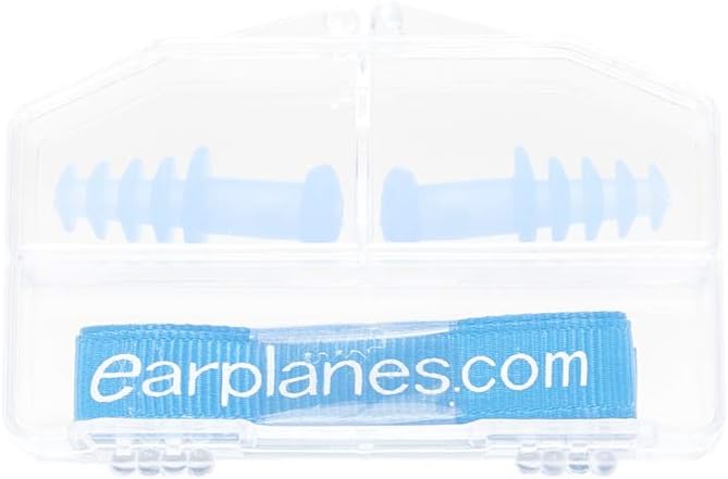 EP2 by Cirrus Healthcare Second Generation EarPlanes Earplugs Ear Protection from Flight Air and Noise Sound (1 Reusable Pair)