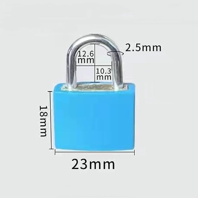 2 Pack TSA Approved Luggage Locks - Suitcase Padlocks with Keys, Travel Baggage Locks for School Gym Lockers, Laptop Bags & Outdoor Gear (Dark Blue + Green)