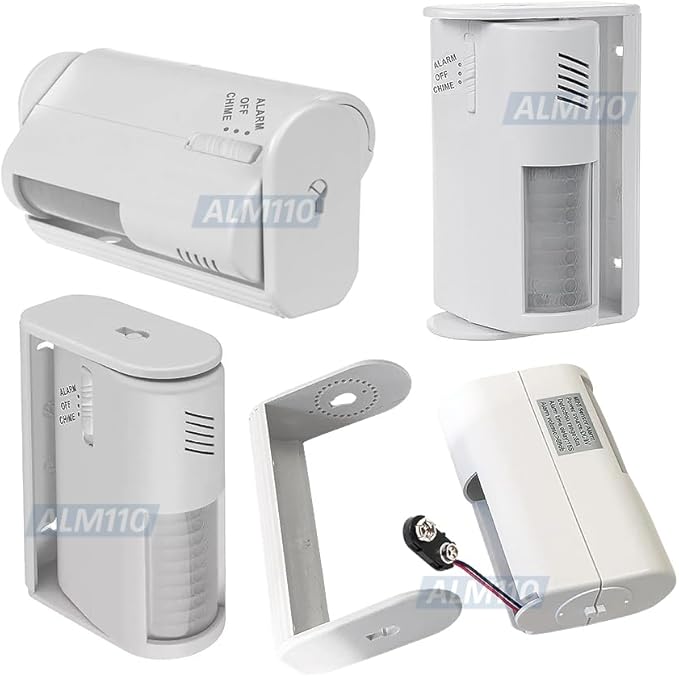 2-in-1 Motion Sensor Alarm & Door Chime for Home Premises Security Entry Alert Nursery Care Alert