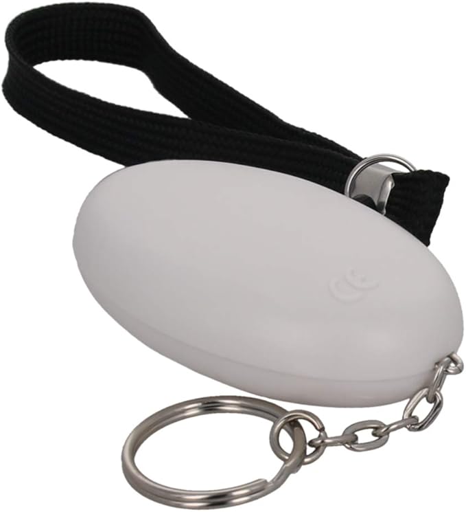 Othmro Safe Sound Personal Alarm 2 Pack 120DB Personal Security Alarm Keychain with LED Lights, Emergency Safety Alarm for Women, Men, Children, Elderly White