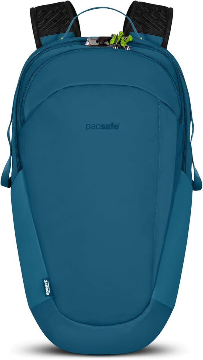 Pacsafe ECO 25L Anti Theft Backpack, Tidal Teal