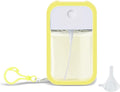 Refillable Hand Sanitizer Spray Bottle Keychain - 1oz / 50ml Leakproof Empty Spray Bottle with Silicone Case, Funnel & Clip,Portable Mini Travel Sanitizer Holder for Purse, Pocket, Gym Bag
