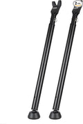BRINKS Door Security Bar - Adjustable Brinks Door Security Bar for Travel, School, Dorm and Home - Door Jammer for Hinged Doors and Sliding Door Security – Black - 2 Pack