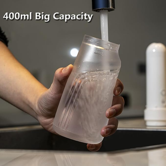 Portable Bidet for Travel, Rechargeable Electric Handheld Bidets with 2 Spray Modes - 400 ML Travel Bidet for Personal Hygiene Cleaning, Postnatal Care
