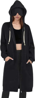 Travel Hoodie for Women Mens with Built In Eye Mask Hidden Pockets Airplane Travel Zip Up Outfits