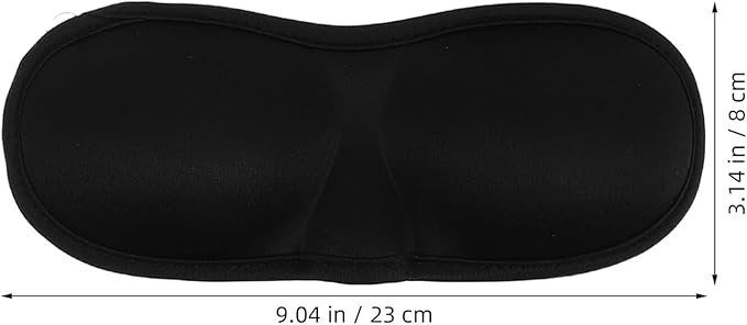 FUOYLOO 6pcs Memory Foam Contoured Sleep Mask Blackout Eye Cover with Soft Edge for Travel, Airplane, and Sleep Light Blocking Blindfold for Men and Women