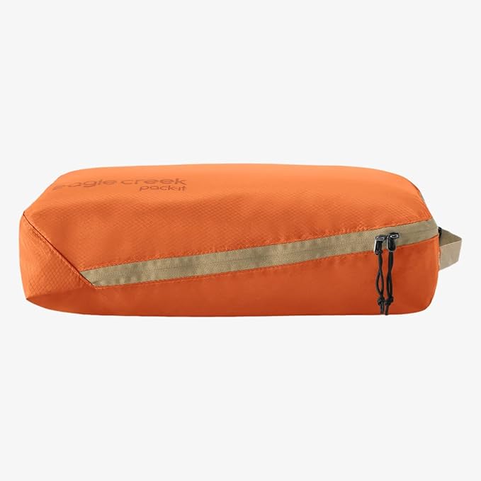 Eagle Creek Pack-It Isolate Extended Stay Set - Includes Shoe Sack, M Clean/Dirty Cube, 2x M Isolate Cube & 2x L - Travel Essentials - Mandarin