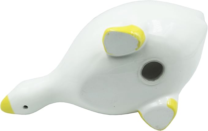 Duck Ceramic Soap Dish with Drain, 7.87 Inch Cute Duck Shaped Soap Tray, Sponge Holder, for Shower,Bathroom,Bar,Kitchen