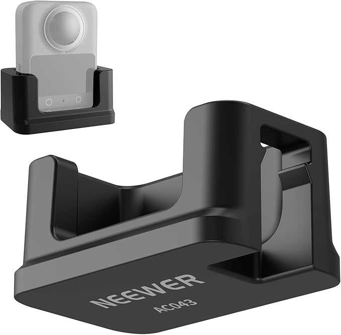 NEEWER Silicone Base for Osmo 360, Nonslip Soft Stable Anti Scratch Desktop Stand Support Upright Accessory Compatible with DJI OSMO 360 Action Camera Accessories, AC043