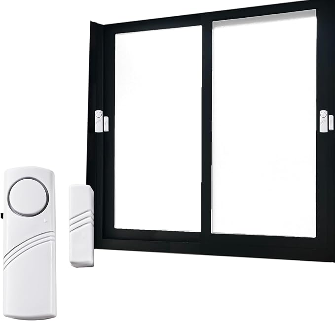 2 Pack Door Window Alarm,Home Magnetic Sensor Alarm,Home Security System Alert, Door Sensor Alert for Kids Safety Toddler, House, Office