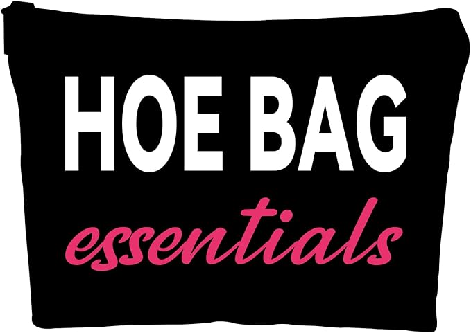 ZUYUROU Funny Gifts for Women, Friends, Hostess Gift Ideas Cool Gifts for Women Girls Birthday Gift Ideas Gag gifts Girls Weekend Overnight Fun Makeup Travel Bag Cosmetic Bag-Black