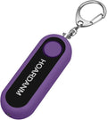 Personal Alarm for Women, Girls Simple Personal Safety Alarm, Extra LED Strobe Light, Safety Self Defense Keychain, Loud Horns & Siren (Violet).