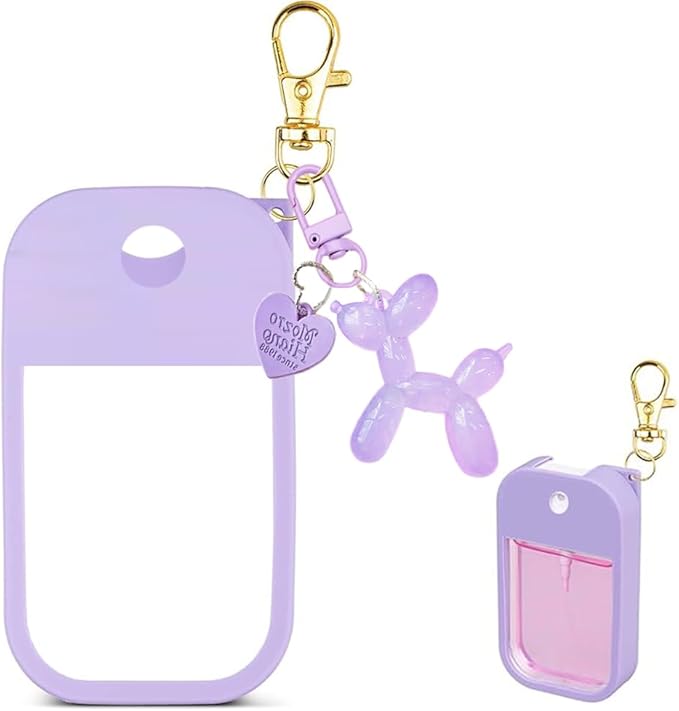 Silicone Case Compatible with Touchland Hand Sanitizer Spray, Protective Case for Power Mist and Glow Mist 1 fl oz
