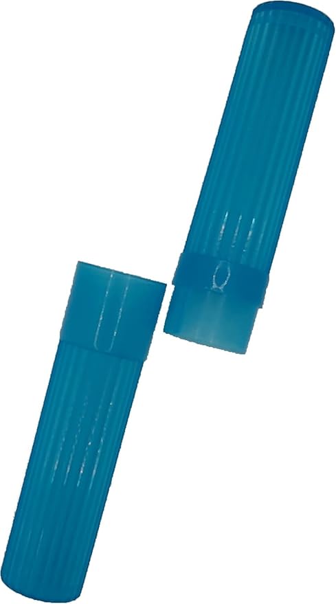 American Comb Toothbrush Holder - Blue, Made in USA, with Ventilation Holes, for Toothbrush Covers, Toothbrush Holder, Toothbrush Soft, Durable Design, Hygienic Bathroom Accessory