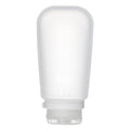 humangear GoToob+ (XL) | Refillable Silicone Travel Bottle | Locking Lid | Food-Safe Material | Clear, XL (6 fl.oz.; 177ml)