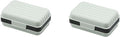 2 Pack Travel Soap Case Holder,Portable Soap Box with Draining Layer for Shower,Bathroom,Camping,Hiking,Gym (White)