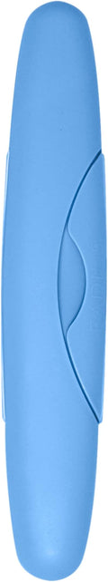 RADIUS Toothbrush Travel Case for Standard Brush, BPA-Free Recycled Plastic, Portable for Bathroom, School, Home, Camping (Light Blue, 8.25H - 1.38W - 1.75L (in))