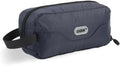 GOX Travel Small Toiletry Bag for Men Nylon Dopp Kit Medicine Bag Travel Organizer Pouch Shave Kits for Teens Toiletry Essentials Bathroom Compact (Navy, 7.9 * 3.7 * 2 Inches)