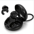 Ultra-Soft Noise Cancelling Ear Plugs, Reusable Silicone for Sleep Concerts Travel Office,33dB (NRR),Ergonomic Integrated Design Fit for Small Ear Canals Noise Sensitivity (Black, 1 Pair)