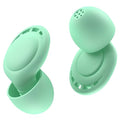 Ear Plugs for Sleeping Noise Reduction, Beinkap Reusable Earplugs Hearing Protection for Focus, Study, Work – 6 Pair Eartips in S/M/L – Flexible Silicone Soft – 35dB Noise Cancelling - Green