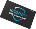 WHonor RFID Blocking Card, Bank Debit Credit Card Protector, Anti-Theft Contactless NFC Blocker, Entire Wallet Protection (1)