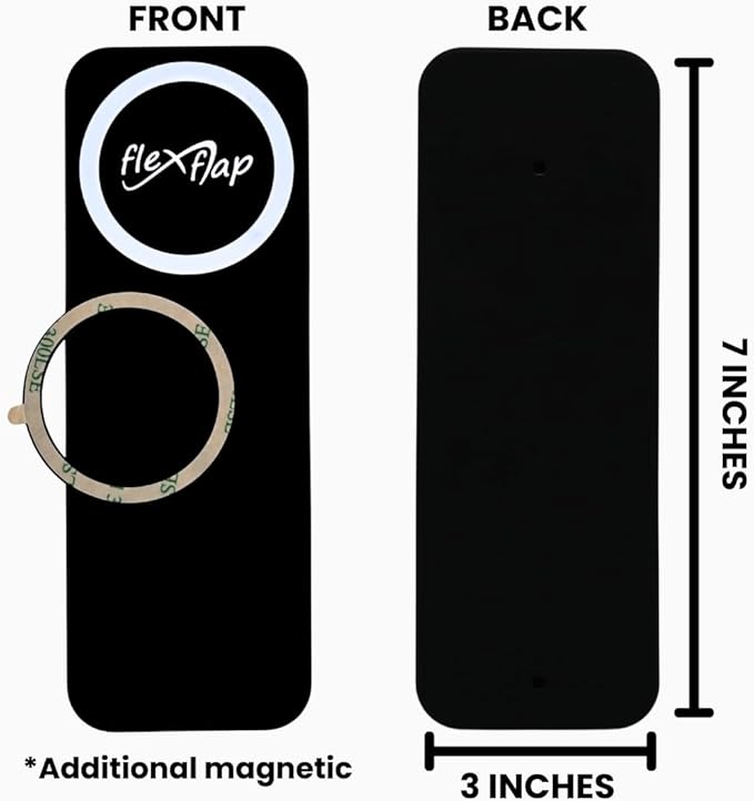 Flex Flap Mag Safe Phone Stand Airplane Travel Essentials for Flying Cell Phone Holder with Mag Safe Magnet & Flexible Silicone Stand for Desk, Treadmill, Home & in-Flight Airplane Travel Accessories