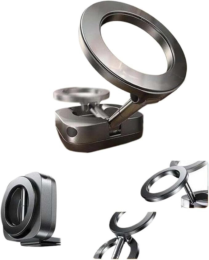 Car Airplane Phone Holder Foldable 360 Degree Rotation Dashboard Stand Compatible with 17 16 15 Travel Essentials Flight