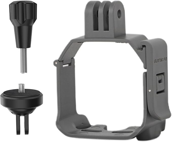 BTG DJI Mini 4 Pro Drone Action Camera Mount Holder for DJI OSMO Action 5 Pro 4 3/Pocket 3 2 /Fimi Palm 2 / Insta360 Go 3 3S/ONE X4 X3/ONE R/Night Light Sport Camera Mount