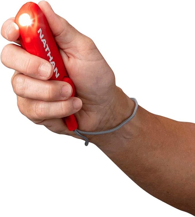 Nathan Personal Alarm Ripcord. SafeRun Siren in Case of Emergency 120DB with/Without Strobe Light. Security Clip for Running, Waking, Hiking, Biking and More. Very Loud and Bright Easy to use, Fast.