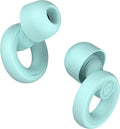 Jayine Ear Plugs for Noise Cancelling Ear Protection EarPlugs for Sleep,Concerts,Work,Study,8 Size Eartips with Small Box,Perfect -30dB Silicone Earplugs for Noise Reduction T-Blue