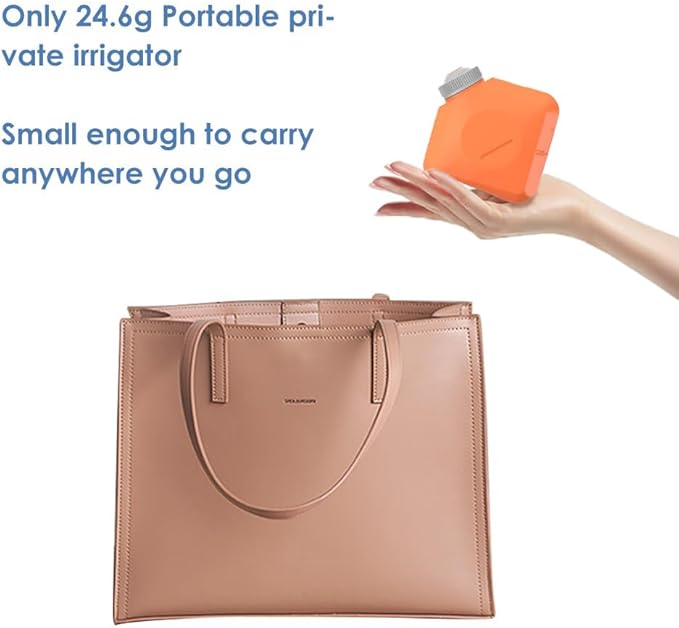 Portable Bidet for Toilet or Travel Handheld Bidet for Postpartum Perineal Care,Hemorrhoid Treatment,and Baby,Elderly,Sprayer,Bio, Personal bidets (Orange)