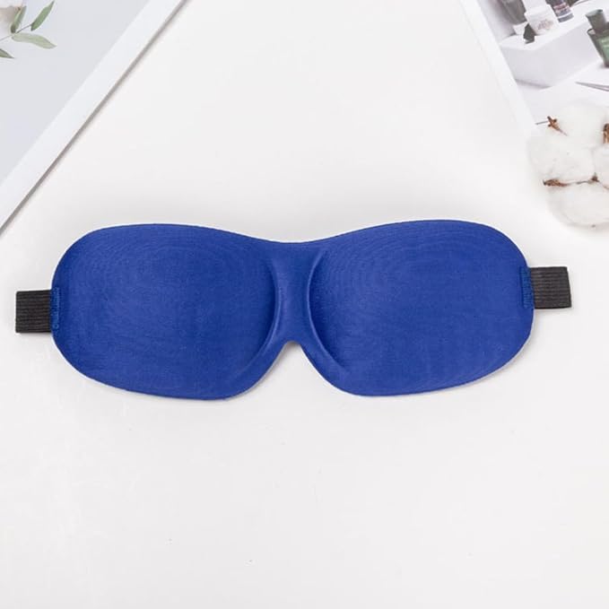3D Sleep Eye Mask for Men & Women, 3 Pack Blackout Eye Mask for Travel & Airplane, No Nose Wing 3D Contoured Design, Soft Comfortable & Lightweight, Perfect for Side Sleepers & Deep Sleep