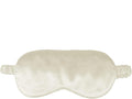 1 Pack Sleep Mask, Silk Eye Mask with Elastic Strap, Blindfold, Soft Silk Sleeping Mask for Girls, Women, Men (White)