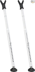 Door Security Bar,Sliding Door Lock Bar with Anti Lift Lock,Adjustable Sliding Door Security Bar for House, Apartment, School, Hotel Door Security System (2PCS)