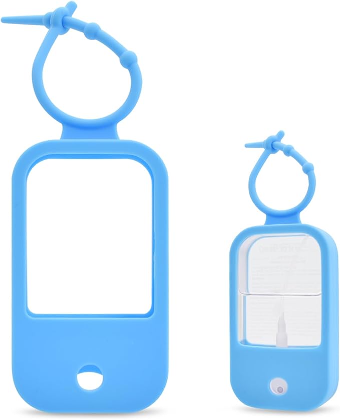 Silicone Case Compatible with Touchland Hand Sanitizer Spray (Fit for 1 FL OZ) Hand Sanitizer Holder Protective Case