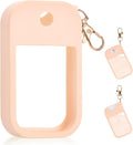 Silicone Case Compatible with Touchland Hand Sanitizer Spray, Protective Case for Spray 1FL. OZ (Blush Beige(1PCS))