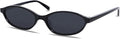 GUVIVI Retro Oval Sunglasses for Women Chic Cat Eye 90s Sunnies Lightweight Narrow Shades Trendy UV protection Sun Glasses
