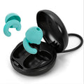 Ultra-Soft Noise Cancelling Ear Plugs, Reusable Silicone for Sleep Concerts Travel Office,33dB (NRR),Ergonomic Integrated Design Fit for Small Ear Canals Noise Sensitivity (Purple, 1 Pair)