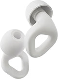 Zenz Unwind Ear Plugs for Sleeping Noise Reduction – Soft Silicone Reusable Earplugs for Sleep, Focus & Work – 28dB Noise Reduction with Storage Case – XS/S/M/L Eartips (Glacier White, One Size)