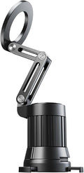 Airplane phone holder,Aluminum phone stand ,Travel Essentials Phone Holder for Magnetic,1080°Degree Rotation,Clamping device for free hands，vacuum magnetic phone stand,Accessories Compatible with All