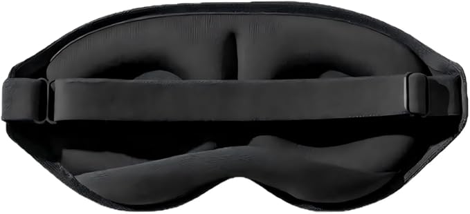 YA Ming 3D Eye Mask for Sleep with Nose Bridge, Adjustable Memory Foam Sleep Mask for Travel, Airplane Flight Essentials