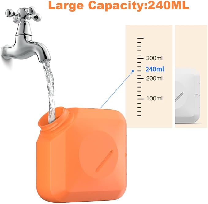 Portable Bidet for Toilet or Travel Handheld Bidet for Postpartum Perineal Care,Hemorrhoid Treatment,and Baby,Elderly,Sprayer,Bio, Personal bidets (Orange)